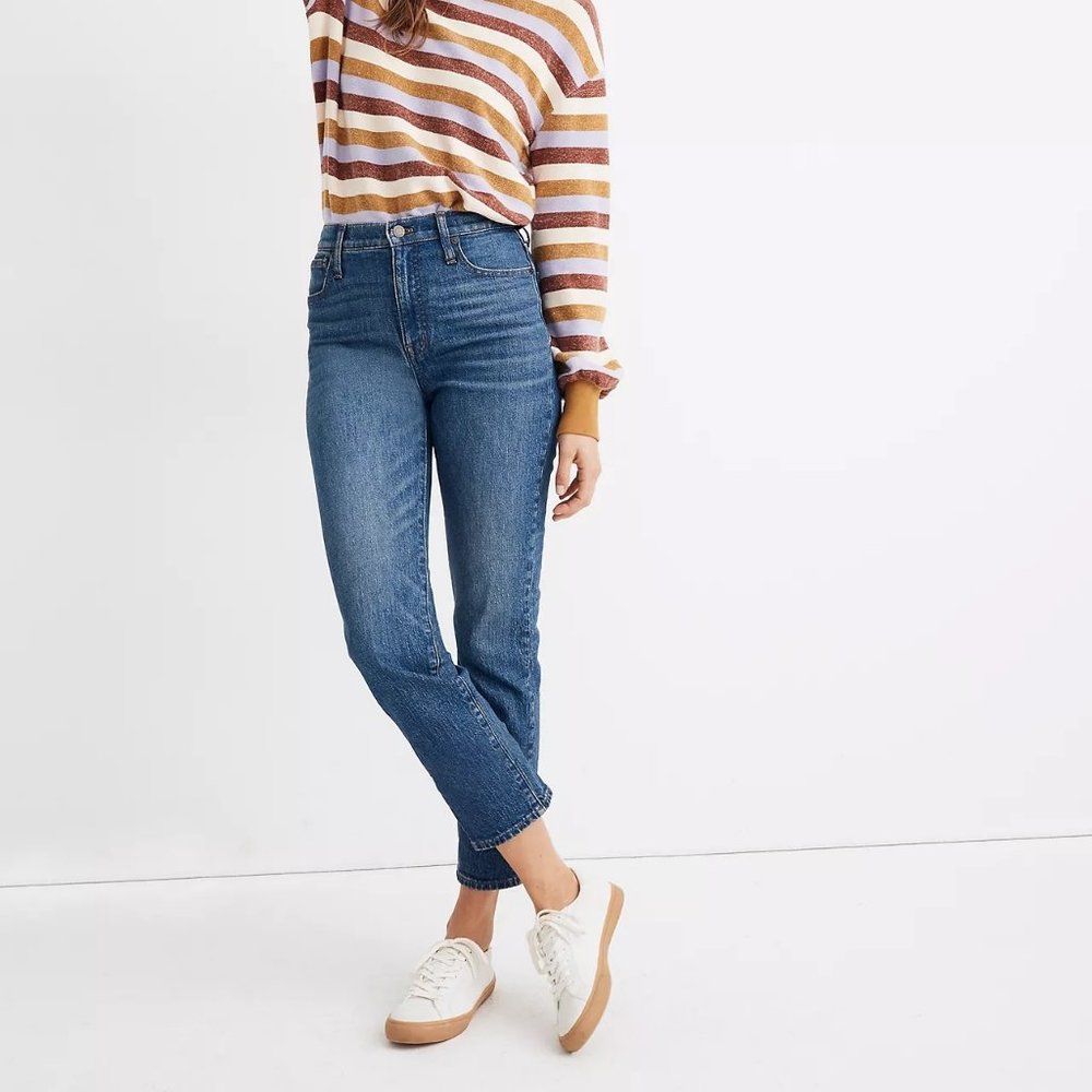Madewell Classic Straight Jeans in Coldbrook 27